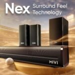 Mivi Nex 450 Soundbar [New Launch], 450W 5.1 Channel System with 3 in-Built Speakers, 2 Satellite Speakers and a Subwoofer, Nex Surround Feel Technology, Multiple Input Modes, Made in India - Image 6