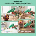 THEMISTO 20 Watt Mini Hot Melt Glue Gun with 10 Glue Sticks for DIY Art and Crafts… - Image 4