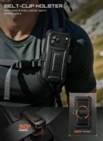 SUPCASE for iPhone 18 Pro Max Case/ 17 Pro Max Case, Belt Clip, Black - Image 8
