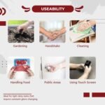 Robustt Disposable Hand Gloves - Transparent (100 Pcs) | Reusable, Anti Bacterial Food Safe Gloves For Hair-dye, Clinics, Hotels, Salons, Kitchen (Universal Fit) - Image 5