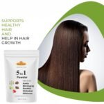 Khadi 100% Natural 5 in 1 Amla, Reetha, Shikakai, Bhringraj & Hibiscus Powder – 100% Herbal Hair Care Blend for Hair Growth, Strength & Shine – Prevents Hair Fall & Dandruff – 125gm - Image 6