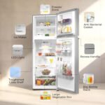 Haier 240 L 2 Star Frost Free Twin Inverter Double Door Refrigerator with Cool Pad for Extended Freezer Cooling & Spacious Fresh Zone (HEF-252EGSA-P, Moon Silver, 2026 Model) - Image 10