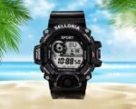 SELLORIA Silicone Digital Watch Shockproof Multi-Functional Automatic Black Color Strap Waterproof Digital Sports Watch for Men Pack of 1, Water Resistance - Image 5