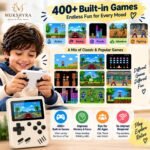 Rechargeable Pocket Video Game Console SUP 400 in 1 Retro Handheld Gaming Console with Built-in Classic Games, TV Output, Rechargeable Battery, (Any Color) - Image 3