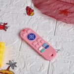 tekme Remote Silicone Teether For Baby, For 3+ Months Baby, Helps Biting Skills Development, Colour & Shape Recognition, Teething Toys For Babies And Toddlers (Pink) - Image 6