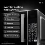 IFB 24L Solo Microwave Oven with 69 Auto Cook Menus (24PM2S, Silver, Mug Recipes, Steam Clean, Auto Reheat, Preset Timer, Power Save, Child Safety Lock, 10 Power Levels) - Image 11