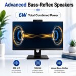 FUTOPIA 23.8" FHD IPS All-in-One Desktop | Intel Core i3-14100 (Up to 4.7 GHz) | 8GB RAM | 256GB NVMe SSD | Pop-up FHD Webcam | Wi-Fi 6 | Windows 11 Pro with Office | Wired Keyboard & Mouse Included - Image 3