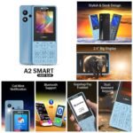 Lava A2 Smart (2025) Dual SIM Keypad Mobile Phone - 2.4'' Big Display | Built-in UPI Payments | 1200mAh Battery | Bluetooth Feature | Camera | Auto Call Recording | and 9 Regional Languages - Blue - Image 2