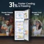 Samsung 330 L, 3 Star, Convertible 5-in-1, Digital Inverter, Frost Free Double Door, WiFi Bespoke AI Refrigerator (RT34HG5A23BXHL, Luxe Black, 2026 Model) - Image 10