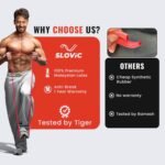 Slovic Latex Resistance Band for Workout [7-15 KG] | Red - Image 5