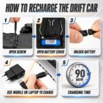 GRAPHENE 4X4 Remote Control Drift Stunt Car 4WD Racing Fall Resistant RC Car 360° Rotating Dual Sided Climbing High-Speed Tumbling Cross-Country Battle Off Road Rechargeable Adults Boy Girl - Image 6
