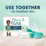 Pampers Diapers Size 5, 132 Count - Pampers Pure Disposable Baby Diapers, Hypoallergenic and Unscented Protection, ONE MONTH SUPPLY - Image 13