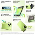 OnePlus N6 Lite | 4GB+64GB | Neo Green | Massive 7000mAh Long-Lasting Battery | 120Hz Ultra Smooth Display | 36 Months Fast & Smooth | Military-Grade Durability - Image 3