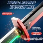 VikriDA Neon Sword Spark Blade Toy with Hit Sensor, Sound & Fog Effect, Type-C Rechargeable - 27" Educational Toy - Image 8