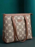 Stylish Tote Bags for Office Use | Laptop Bag 15.6 inch | Purse for Women | Vegan Leather Handbag | Daily & Travel Use | - Image 6
