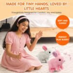Kidology Electronic Bunny Toy for Kids | Hopping & Jumping Rabbit with Moving Ears, Nose & Tail | Soft Plush Animal Toy | Interactive Walking Toy | Gift for Boys & Girls - Image 6