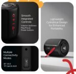 boAt Stone 352/358 Bluetooth Speaker with 10W RMS Stereo Sound, IPX7 Water Resistance, TWS Feature, Up to 12H Total Playtime, Multi-Compatibility Modes, Free Music Streaming on JioSaavn(Raging Black) - Image 8