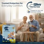 KareIn Premium Adult Diaper Tape M Size, Medium, Waist (76-114 cm 30'-45'), 10 Unit, Long Protection Hour, Unisex, Quick & Even Absorption, Anti-Bacterial, Leakproof, Odour Control, Wetness Indicator - Image 3