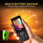 Lava A2 Smart (2025) Dual SIM Keypad Mobile Phone - 2.4'' Big Display | Built-in UPI Payments | 1200mAh Battery | Bluetooth Feature | Camera | Auto Call Recording | and 9 Regional Languages - Black - Image 4
