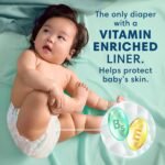 Pampers Diapers Size 5, 132 Count - Pampers Pure Disposable Baby Diapers, Hypoallergenic and Unscented Protection, ONE MONTH SUPPLY - Image 3