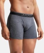 Jockey 8009 Men Super Combed Cotton Solid Long Trunk Boxer Brief(Pack of 3) - Image 9