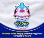 MamyPoko Pants Extra Absorb Baby Diapers, Medium (M Size) | 7-12 kg | 56 Count |Deep Sleep Diapers| Soft Gentle fit |Deep Absorbent Crisscross | Skin Friendly with Coconut Oil | - Image 4