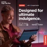 Lenovo Yoga Tab Plus Smartchoice AI Tablet with Pen + Keyboard |12.7" Display, 3K Resolution, 144 Hz|16GB RAM, 512GB ROM|Snapdragon 8 Gen 3|10200 mAh|6 Speakers|USB 3.0 with DP-Out|1Year ADP Free|Teal - Image 12