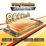 realme NARZO 100x 5G (Flash Orange,6GB+128GB) | Biggest 8000mAh Battery | 45W Fast Charge | 144Hz, 1200nits Bright Display | 7 Years Battery Health | Military-Grade Resistance | 48-Month Fluency - Image 4