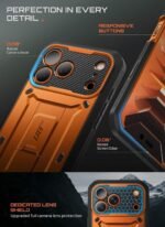 SUPCASE for iPhone 18 Pro Max Case/ 17 Pro Max Case, Belt Clip, Coral - Image 7