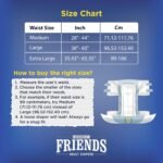 Friends Overnight Adult Diaper L Size Tape | 10 Count (Large) | Waist 32.68 – 59.84 inch | 16 Hrs Protection | Leakproof | Quick & Even Absorption | Unisex | Wetness Indicator| Odour lock | Aloe Vera & Anti-Bacterial Absorbent Core - Image 6