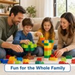 Webby ABS Building Blocks for Kids 250 Pieces Self Imagine Construction Set Toy STEM Learning Educational Birthday Gift for Boys Girls Age 6+ (Multicolor) - Image 6