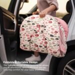 BAYBEE Baby Bedding Set for New Born Baby, Bed Mattress with Mosquito Net & Neck Pillow, Baby Nest Travel Mat, Baby Lounger Set for Baby Boy Girl 0-6 Months (Pink) - Image 6