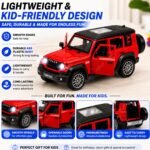 toyco® Thaar Roxx Toy Car for Kids with Lights & Sound | Pull Back SUV Action | Openable Doors | Premium ABS Jeep | 1:36 Mini Diecast Model | Safe for Boys Girls 3+ | Birthday Gift - Image 6