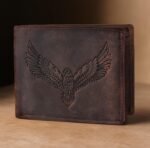 URBAN FOREST Zeus Vintage Brown Leather Bi-Fold Wallet for Men, 6 Card Slot - Image 6