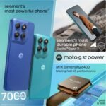 Motorola Moto g37 Power 5G (Pantone Nautical Blue, 128GB Storage, 8GB RAM) | 6.67-inch HD+ 120Hz Display | Dimensity 6400 | 50MP Camera | 7000mAh Battery | 30W Charging - Image 5