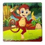 Wooden Jigsaw Puzzle Games for Children & Kids Wooden Puzzle for 2 3 4 5 6Year Old Girls Boys Animals Jigsaw Puzzle(Pack of 4) - Image 2