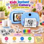 VikriDA Instant Print Camera for Kids | 1080P HD Digital Video Recorder with Built-in Printer | Instant Photo Printing | Multicolour - Image 4