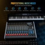 Dabeatz SM120E Professional 12 Channel Audio Mixer, Stereo Echo DJ Sound Mixer for Parties, Stage Effects, Weddings, Karaoke & Studio Recording,Diwali Giving Your Occasion an Impressive Output - Image 6