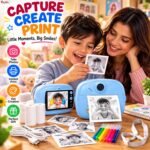 VikriDA Instant Print Camera for Kids | 1080P HD Digital Video Recorder with Built-in Printer | Instant Photo Printing | Multicolour - Image 3