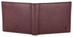 NAPA HIDE Maroon Leather Wallet for Men I Handcrafted I 4 Credit/Debit Card Slots I 2 Currency Compartments I 1 Transparent ID Window - Image 5