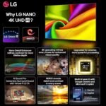 LG 126 cms (50 inches) NU87 AI Series Nano 4K Ultra HD (3840 x 2160) Smart webOS LED TV 50NU870BPLA 2026 - Image 2