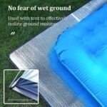 200*200CM Aluminium Foil Camping Mat, Insulating Waterproof Thermal Foam Sleeping Mat For Camping, Sleeping Roll Pad Of Aluminum Foil, Foldable Double-sided Tent Mat For Outdoor Camping Hiking Picnic - Image 5
