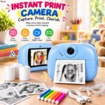 VikriDA Instant Print Camera for Kids | 1080P HD Digital Video Recorder with Built-in Printer | Instant Photo Printing | Multicolour - Image 5