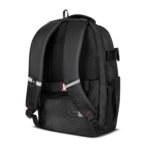 SWISS MILITARY 30L Laptop Travel Backpack for 15.6 Inch Laptop, Unisex Office & College Bag with Luggage Strap, Anti-Theft Pocket, Detachable Key Ring & Expandable Bottle Pocket Black - Image 6
