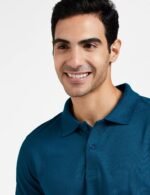 Amazon Brand - Symbol Men's Cotton Rich Solid Polo Tshirt | Collar Tshirts | Half Sleeves | Plain-Regular Fit (Available in Plus Sizes and Combo Pack of 2) - Image 4